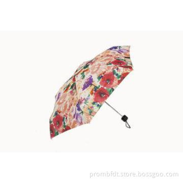 5 Folding Colorful Personal Sun Umbrella Strong Windproof F